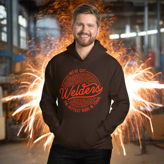 Hot Rod 1 (Red Slogan Hoodie)