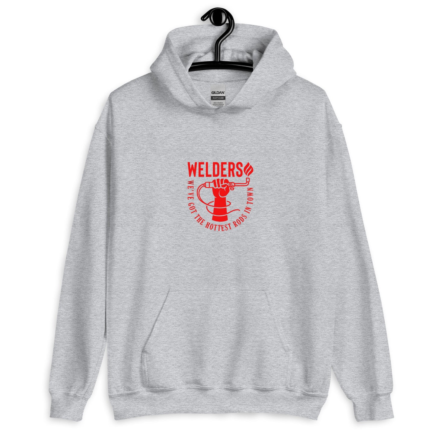 Hot Rod 2 (Red Slogan Hoodie)